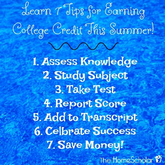 #7 Tips for Earning College Credit this Summer @TheHomeScholar #7 Tips for Earning College Credit this Summer @TheHomeScholar